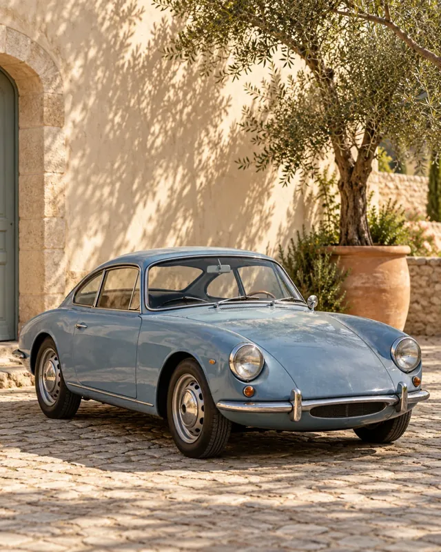 Voiture dans une rue — Avant