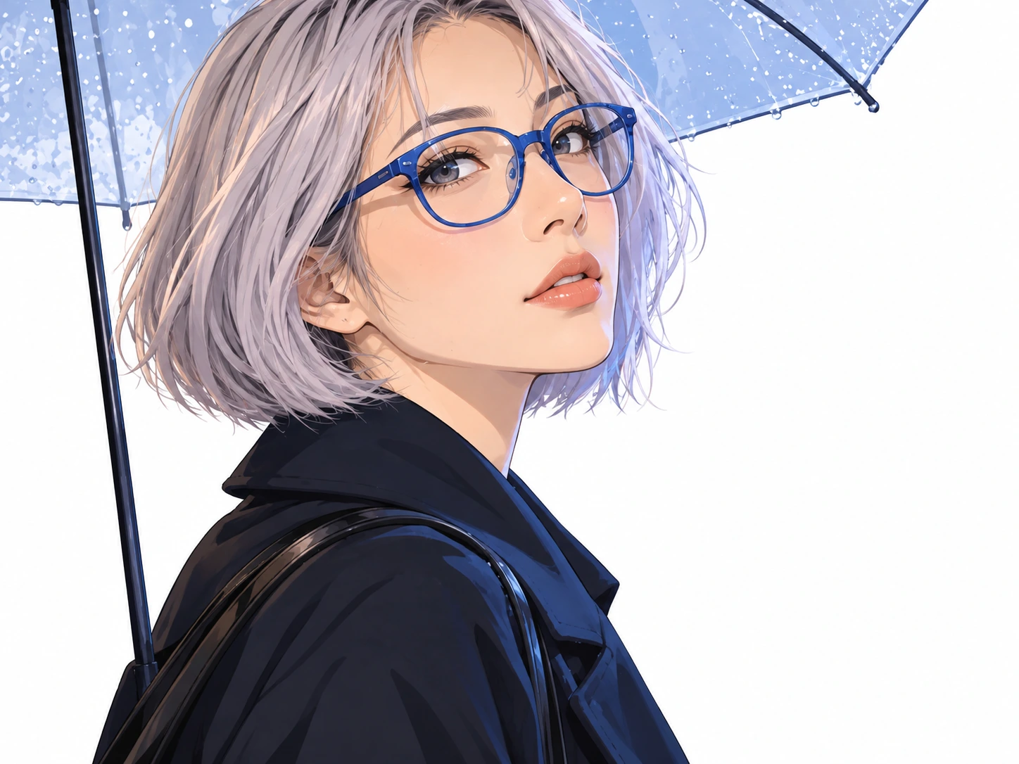 Stadtporträt im Anime-Stil — Nachher