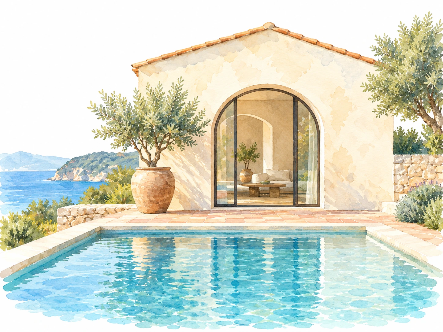 Poolhaus — Nachher