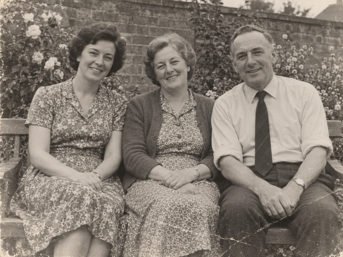 Familienporträt — Vorher