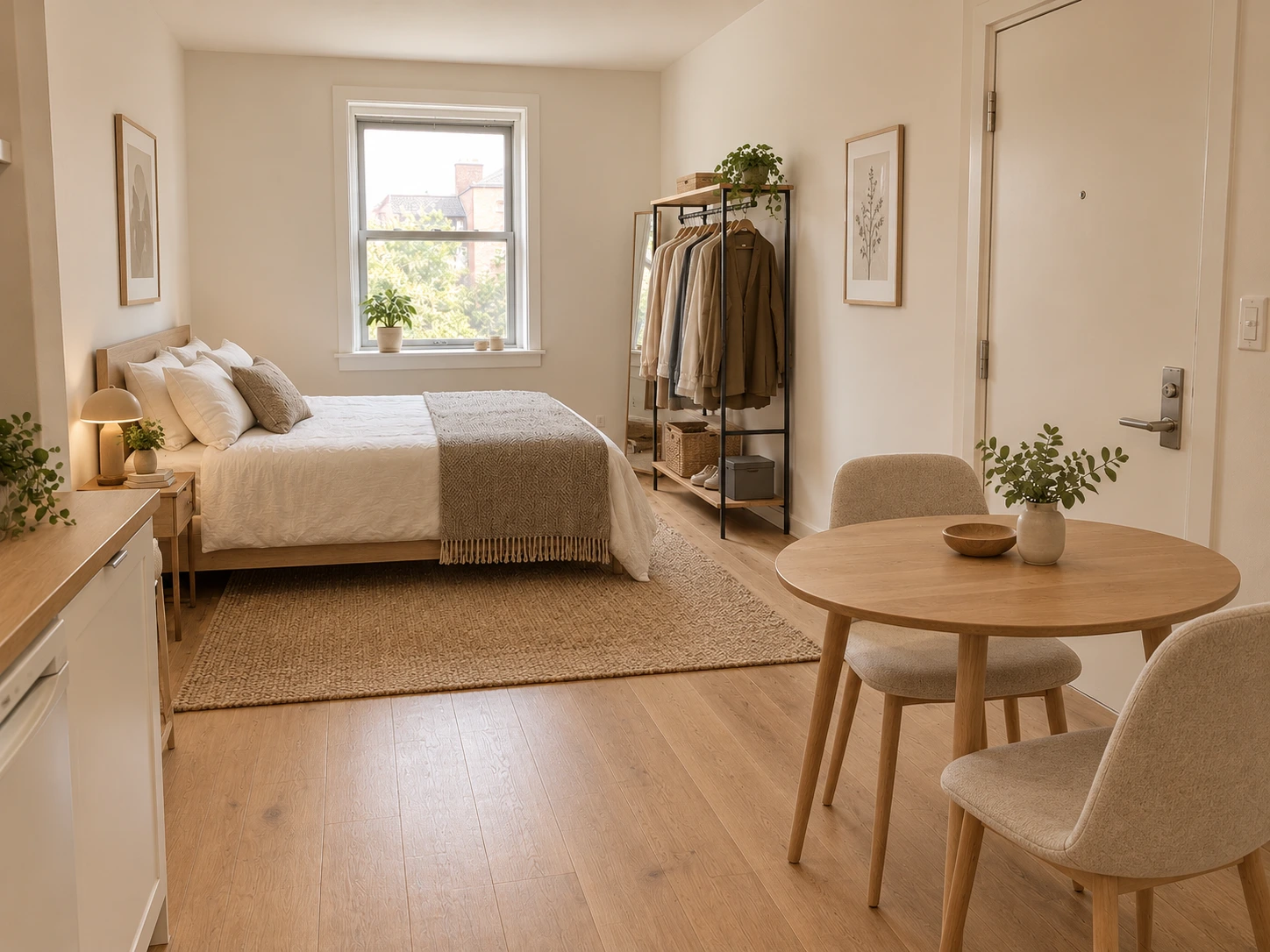 Einzimmerwohnung — Nachher
