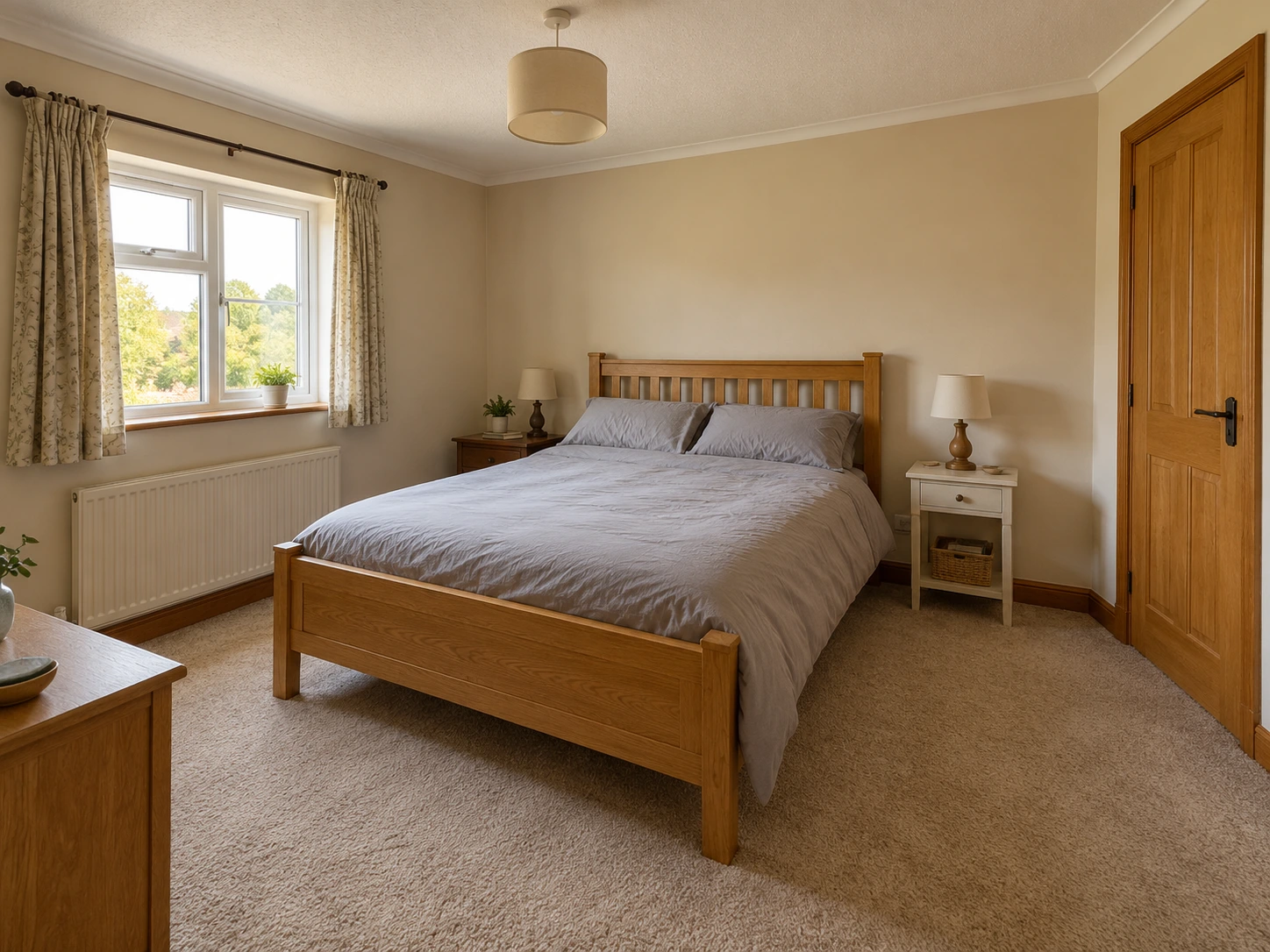 Ein ruhigeres Schlafzimmer — Vorher